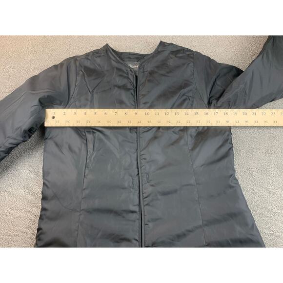 Eddie Bauer Women's S Black Quilted Lined Coat Outerwear Jacket - Picture 6 of 9
